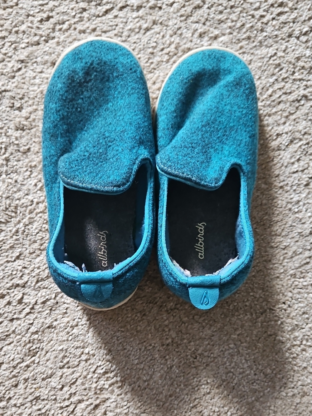 Allbirds Wool Lounger Kids, Size 10, Teal